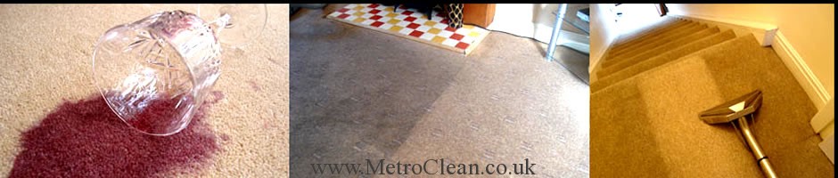 Professional carpet cleaning services by MetroClean